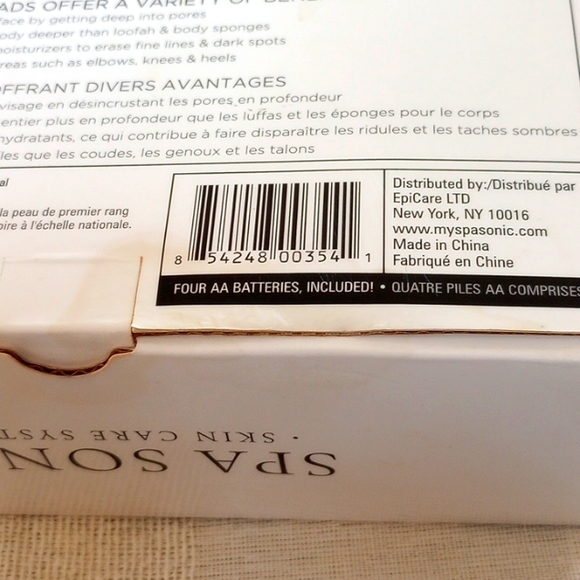 Spa Sonic Skin Care System Bundle Facial Essentials (7 Pieces) - Picture 15 of 15